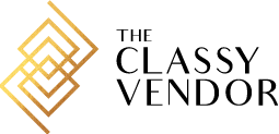Classy Vendor | The Classy Vendor Gold Logo