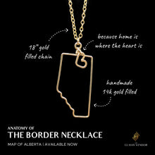 Load image into Gallery viewer, Classy Vendor | Tha Anatomy of The Borders of Lebanon Necklace - 14K Gold Filled Necklace
