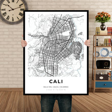 Load image into Gallery viewer, Map of Cali, Colombia
