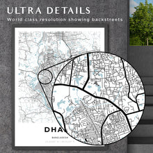Load image into Gallery viewer, Map of Dhaka, Bangladesh
