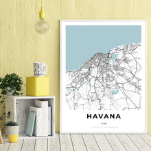 Load image into Gallery viewer, Map of Havana, Cuba
