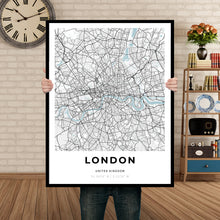 Load image into Gallery viewer, Map of London, United Kingdom
