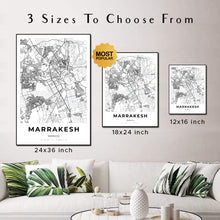 Load image into Gallery viewer, Map of Marrakesh, Morocco
