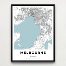 Load image into Gallery viewer, Map of Melbourne, Australia
