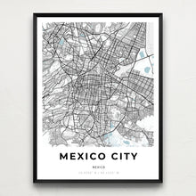 Load image into Gallery viewer, Map of Mexico City, Mexico
