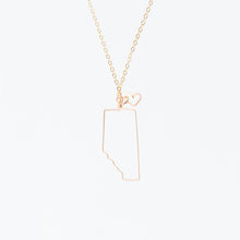 Load image into Gallery viewer, Classy Vendor | Borders of Alberta - Borders Necklace - 14K Gold Filled Necklace
