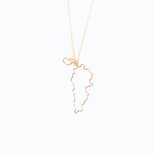Load image into Gallery viewer, Classy Vendor | Borders of Lebanon - Borders Necklace - 14K Gold Filled Necklace
