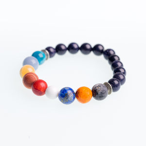 Classy Vendor | Solar System Bracelet. Solar System Beads Bracelet on a white background