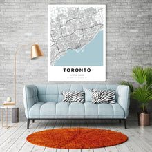 Load image into Gallery viewer, Map of Toronto, Canada
