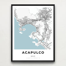 Load image into Gallery viewer, Map of Acapulco, Mexico
