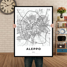 Load image into Gallery viewer, Map of Aleppo, Syria
