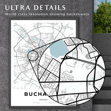 Load image into Gallery viewer, Map of Bucharest, Romania
