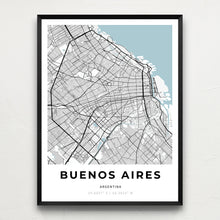 Load image into Gallery viewer, Map of Buenos Aires, Argentina
