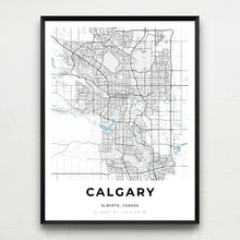 Load image into Gallery viewer, Map of Calgary, Canada
