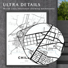 Load image into Gallery viewer, Map of Chillán, Chile
