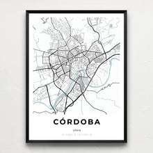 Load image into Gallery viewer, Map of Córdoba, Spain
