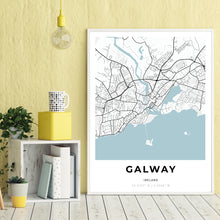 Load image into Gallery viewer, Map of Galway, Ireland
