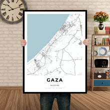 Load image into Gallery viewer, Map of Gaza, Palestine
