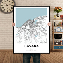 Load image into Gallery viewer, Map of Havana, Cuba

