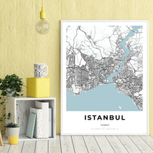 Load image into Gallery viewer, Map of Istanbul, Turkey
