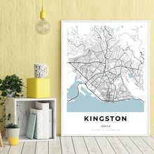 Load image into Gallery viewer, Map of Kingston, Jamaica
