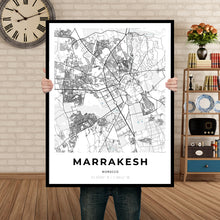 Load image into Gallery viewer, Map of Marrakesh, Morocco
