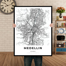 Load image into Gallery viewer, Map of Medellin, Colombia
