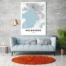 Load image into Gallery viewer, Map of Melbourne, Australia
