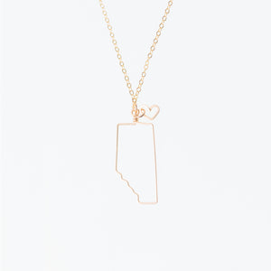 Classy Vendor | Borders of Alberta - Borders Necklace - 14K Gold Filled Necklace