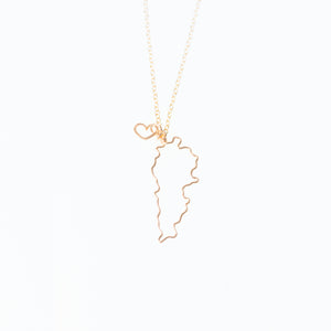 Classy Vendor | Borders of Lebanon - Borders Necklace - 14K Gold Filled Necklace