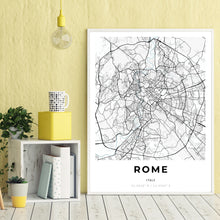 Load image into Gallery viewer, Map of Rome, Italy
