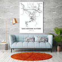 Load image into Gallery viewer, Map of San Giovanni In Fiore, Italy
