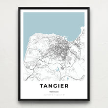 Load image into Gallery viewer, Map of Tangier, Morocco
