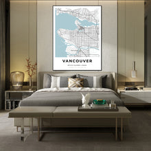 Load image into Gallery viewer, Map of Vancouver, Canada
