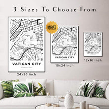 Load image into Gallery viewer, Map of Vatican City
